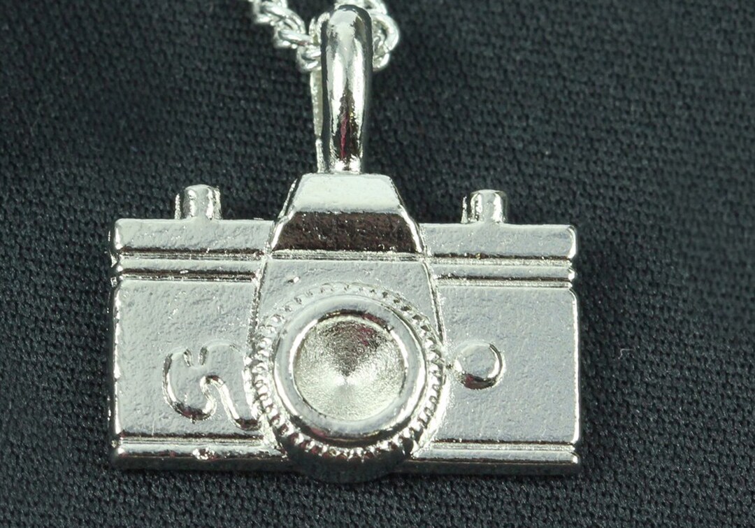 Orecchini Pendente A Forma Di Macchina Fotografica Vintage, Miniblings, Neri, In Plastica, 18 Mm, Anallergici, Fatti A Mano In Germania