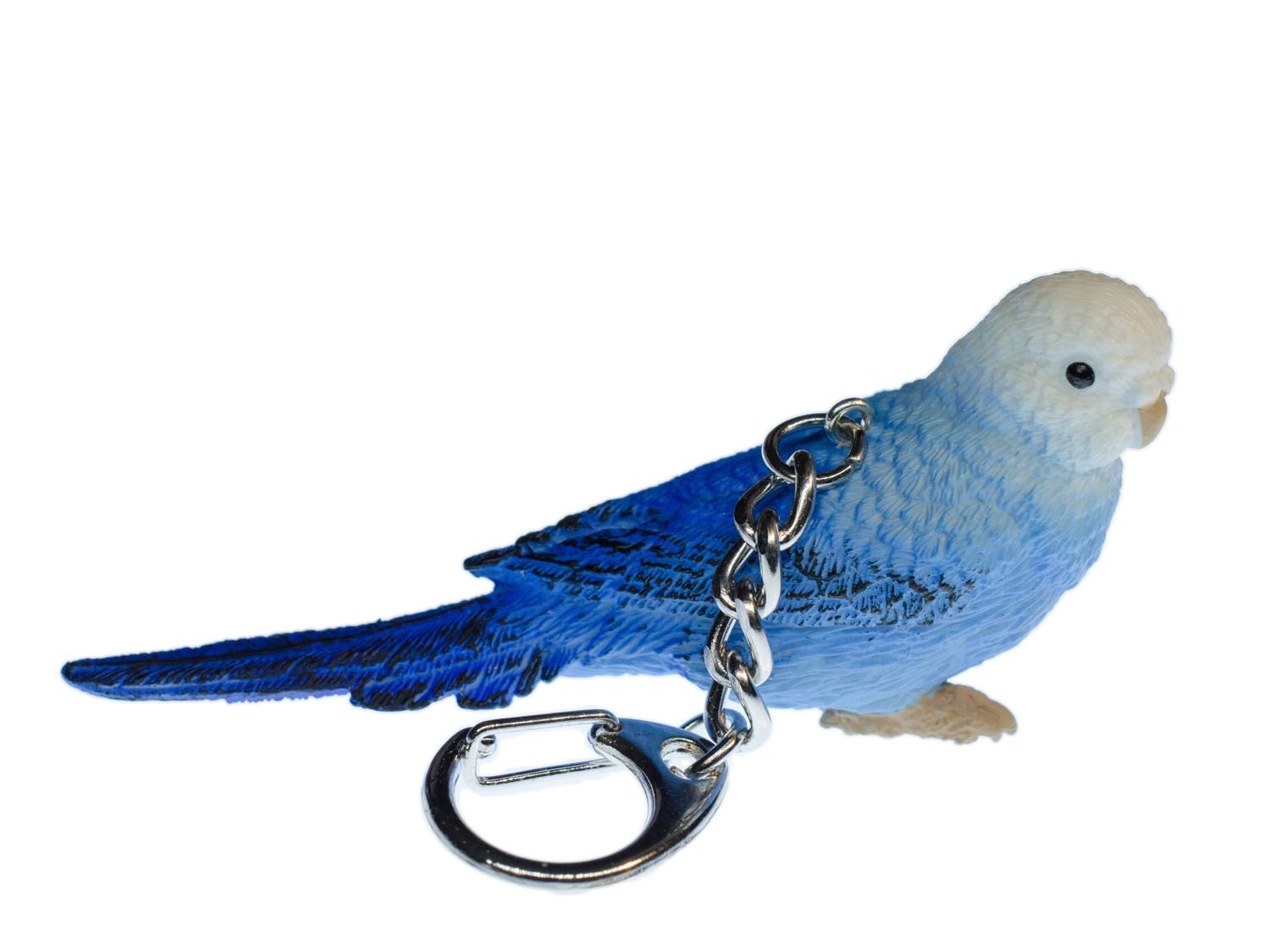 セキセイインコのキーホルダー ミニブリングスのペンダント