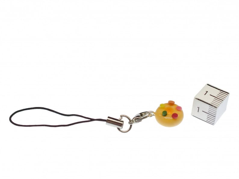 Donut Beads Colorful Mobile Charm Jewelry Miniblings Handyschmuck Eating Cake Biscuit Us