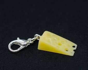 Cheese Charm Pendant For Bracelet Wristlet Miniblings Piece Of Eat Mouse Cawaiii