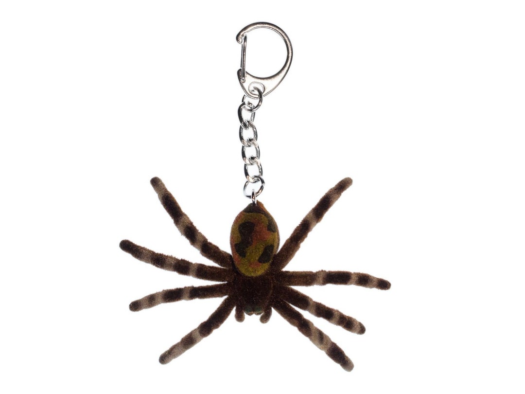 Spider Key Ring Chain Miniblings Kids Children Tarantula Halloween - Etsy