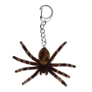 Spider Key Ring Chain Miniblings Kids Children Tarantula Halloween