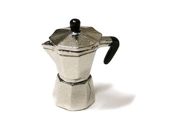 Maison Poupees cafetière moka pot d'accessoires machine à cafe Maison Poupees