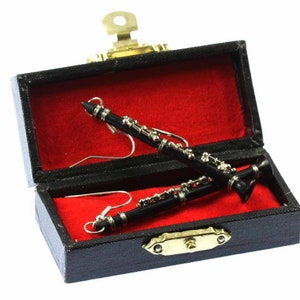 Clarinet Earrings Miniblings Clarinets Music Box image 2