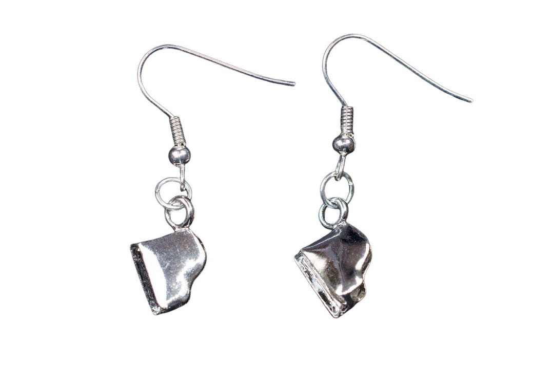 Aile Boucles D'Oreilles Konzertflügel Pianos Miniblings Concert Musique Argenté