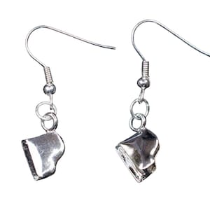 Grand Piano Earrings Concert Miniblings Music Silver Plated 3D Pianist