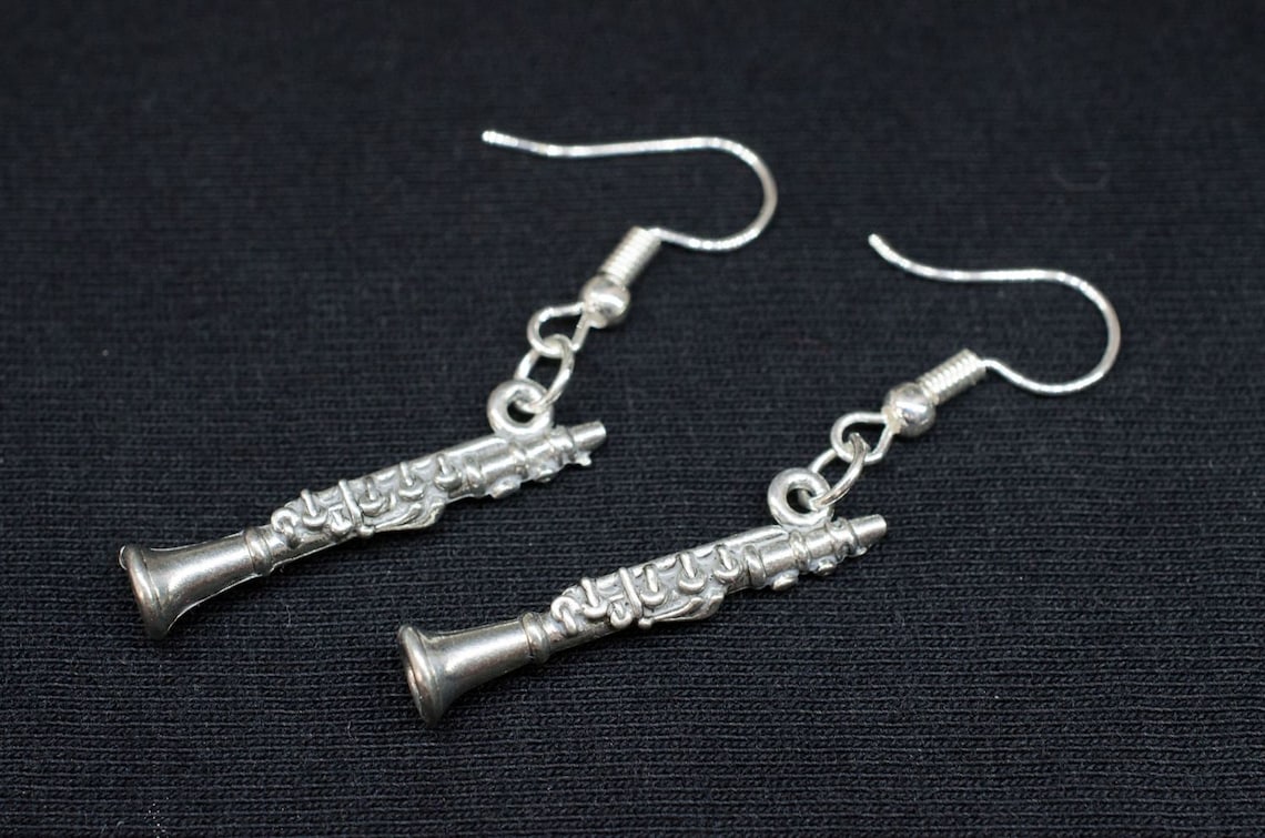 Earrings Miniblings Music Silver Plated Etsy