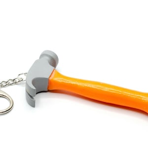 Claw Hammer Key Ring Chain Miniblings Tool image 1