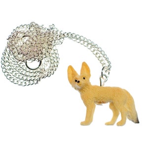 Desert renard collier renard Miniblings forêt animale forêt animaux Fennek 45cm
