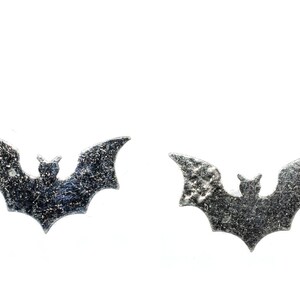 Boucles d'oreille chauve-sourischauve-souris vampire chauve-souris Versilbert image 4