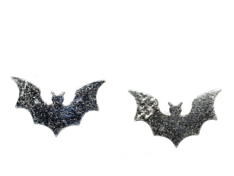 Boucles d'oreille chauve-sourischauve-souris vampire chauve-souris Versilbert image 4