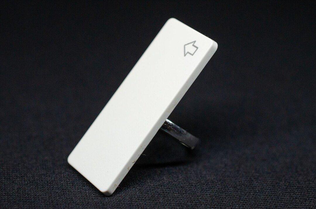 Caps Lock Key Keyboard Ring PC Character Ring Miniblings Computer ...