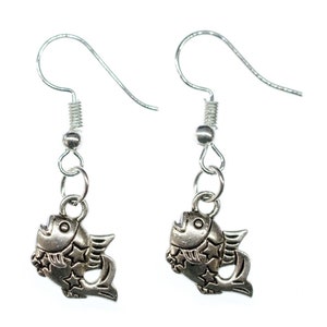 Pisces Volans Earrings Miniblings Fish Sign Astrological Constellation Zodiac