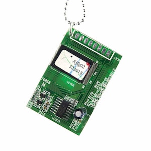 Conseil collier composants de doredinateur Miniblings carte PC ordinateur 80cm
