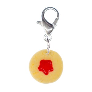 Biscuit Star Charm Zipper Pull Pendant Cookie Christmas Bracelet Wristlet