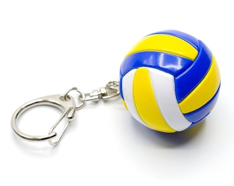 Vollleyball Key Ring Chain Miniblings Key Ring Chain Ball Gym Sports