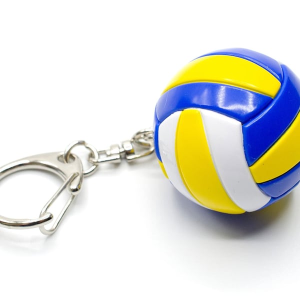 Vollleyball Key Ring Chain Miniblings Key Ring Chain Ball Gym Sports