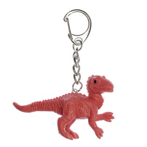 Allosaurus Key Ring Chain Miniblings Dino Lizard Dinosaur Prehistory Pink