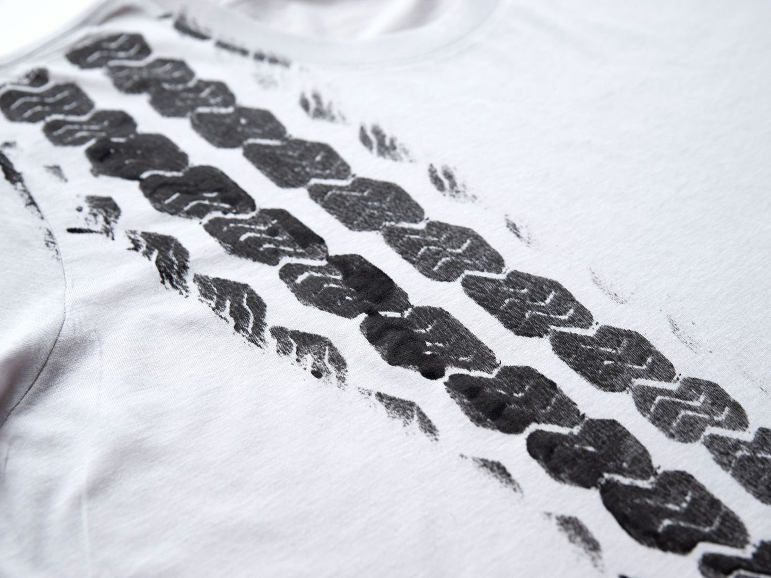 Tire Mark Tire Track Tshirt Tshirt Road Print Men Brakes Etsy