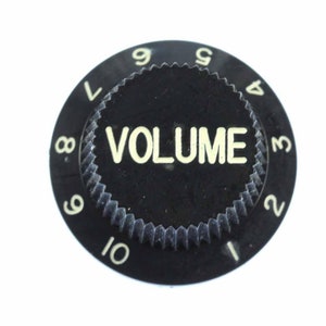 Poti Guitar Volume Brooch Pin Badge Button Badge Miniblings Knobs Black