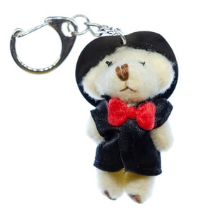 Groom Teddy Key Ring Chain Miniblings Bear Wedding Marriage Plush