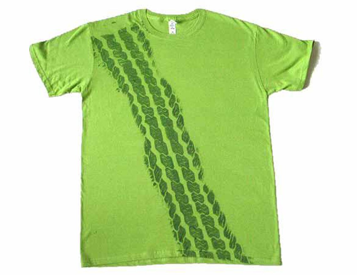 Tire Mark Tire Track Tshirt Tshirt Road Print Men Brakes Etsy