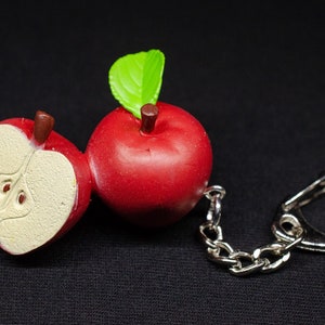 Apple Key Ring Charin Keys Fruti Miniblings Green - Etsy