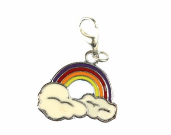 Bracelet arc-en-ciel Charm Miniblings nuage colore Meteo