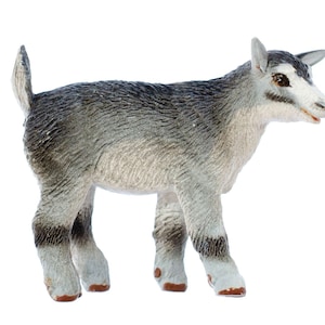 Goat Brooch Miniblings Pin Badge Button Zoo Kid Farm Petting Zoo Gray