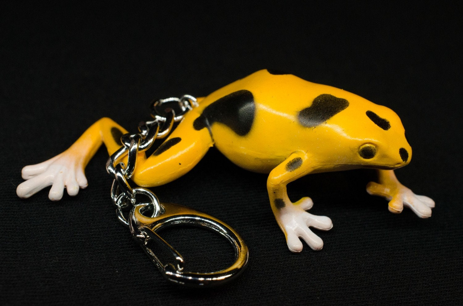 Frog Key Ring Miniblings Key Chain Ring Poison Frog Orange Etsy