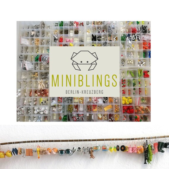 Teddy Bear Keychain - Miniblings Moving Arms & Legs Plush Key Ring For Girls & Kids, Handmade In Berlin