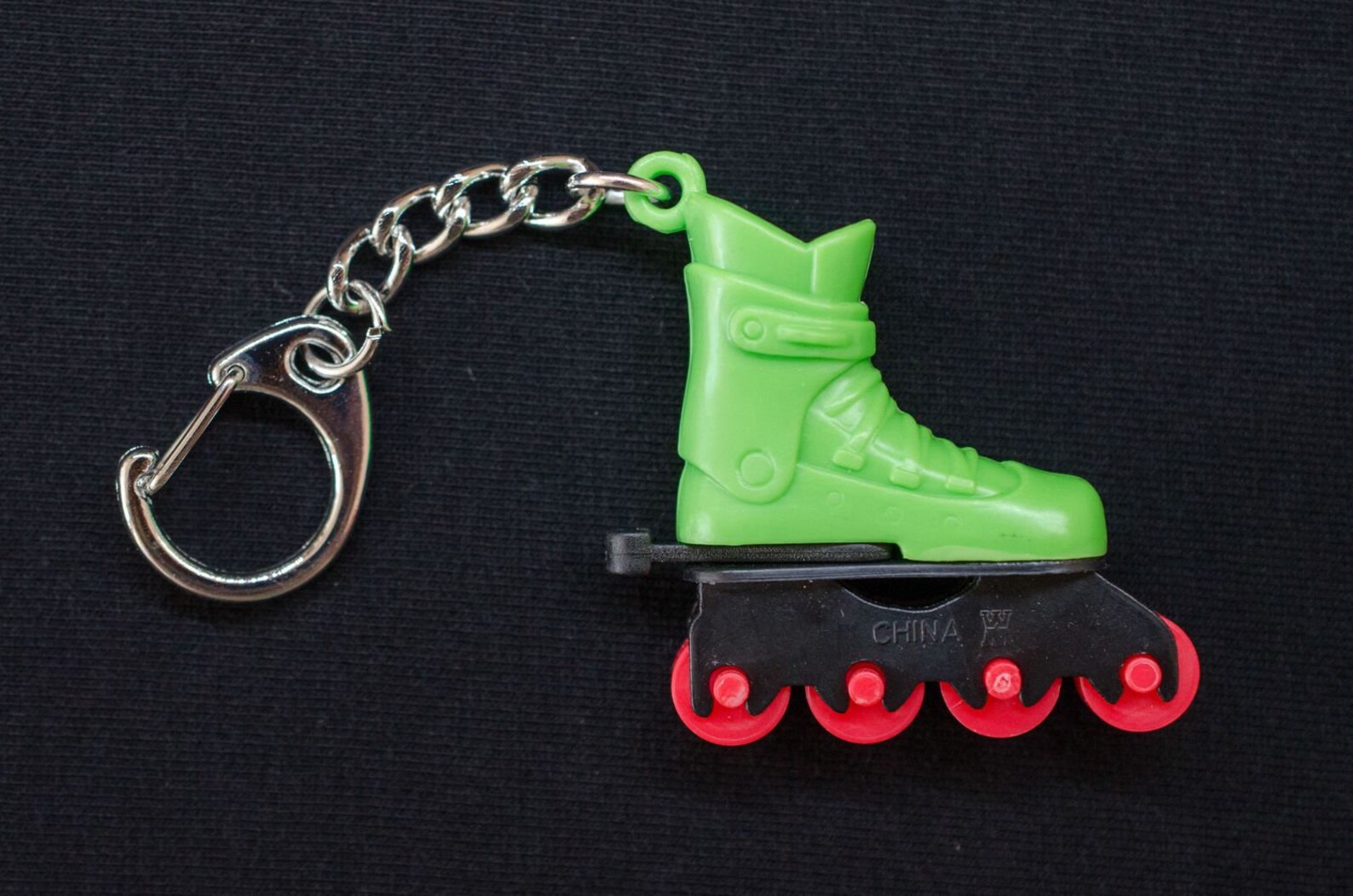 Roller Skate Key Ring Miniblings green Inline Skates Roller Etsy