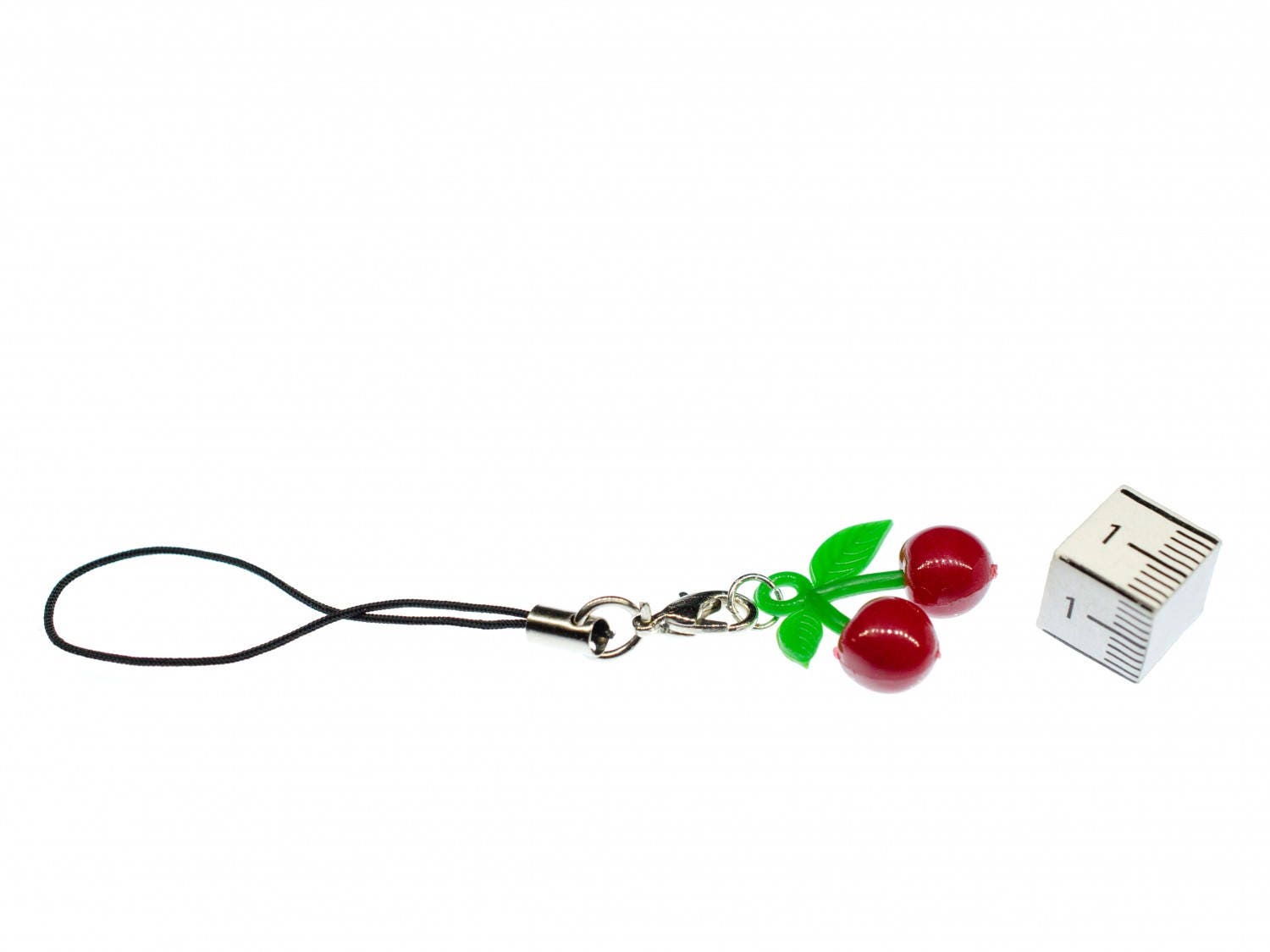 thumbnail image 2 of Green Velvety Frog Mobile Phone Charm - Handmade Flock Pendant With Anti-Dust Plug 2 of 13