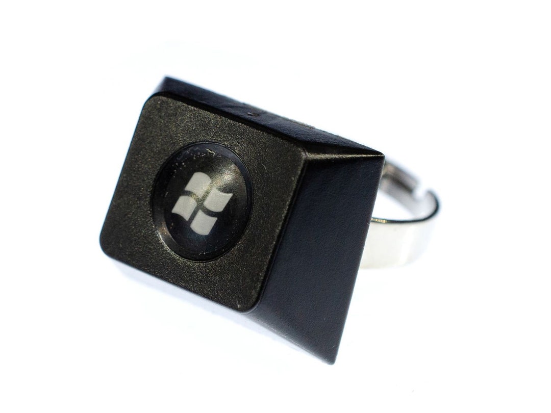 Windows Button Keyboard Ring Pc Characters Ring Miniblings Computer ...