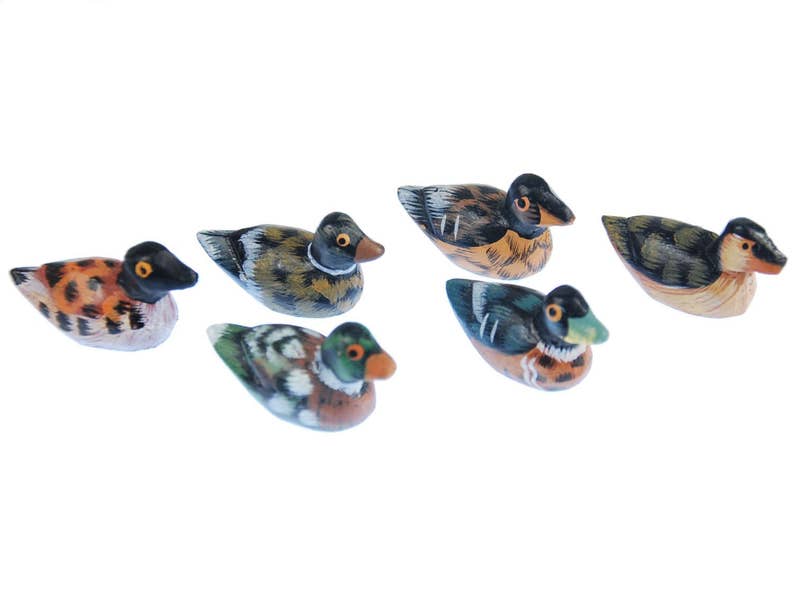 Duck Necklace Miniblings Necklace Ball Necklace Drake Bird Wildlife Water 80cm Wood