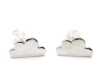 Clouds Earrings Ear Studs Earstuds Miniblings Sky Cloud Freedom Air