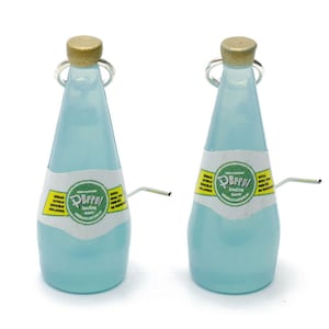 Water Bottle Earrings Miniblings Earring Drink Drinking Blue Light Dark