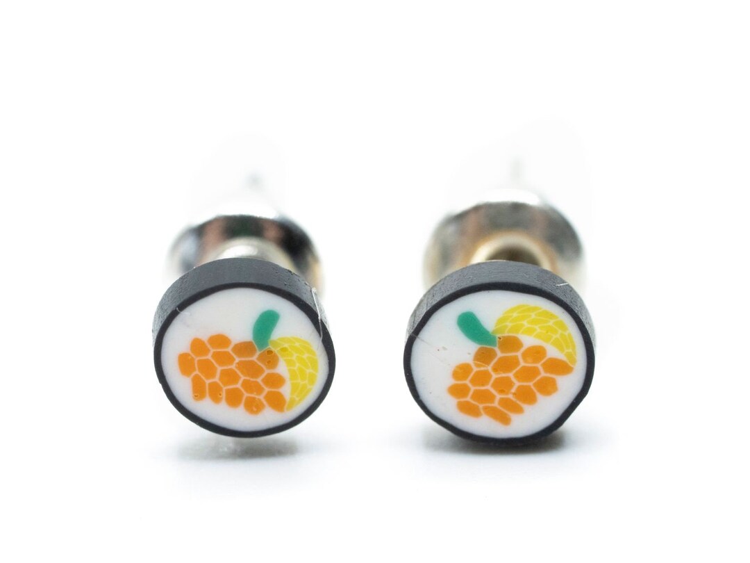 Sushi Orecchini Chiusura a Farfalla Miniblings Pasti Giappone Maki Pesce Asia 10