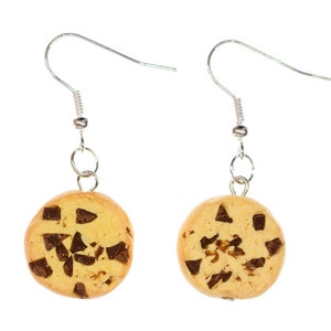 Cookie Chocolate Chips Earrings Miniblings Christmas Biscuit Cookies Handmade