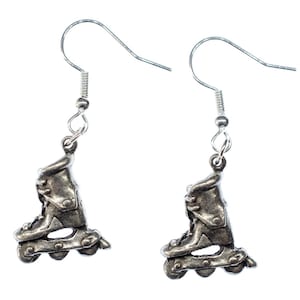 Inline Skates Inliner Roller Skates Earrings Miniblings Skating Silver