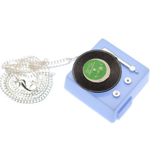 argento fatto a mano gioielli I Orecchini orecchini - Miniblings record orecchini LP in vinile DJ musica disco orecchini XL giallo neon