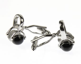 Headphones Cuff Links Cufflinks Miniblings Buttons +Box Music Enamel DJ Sound