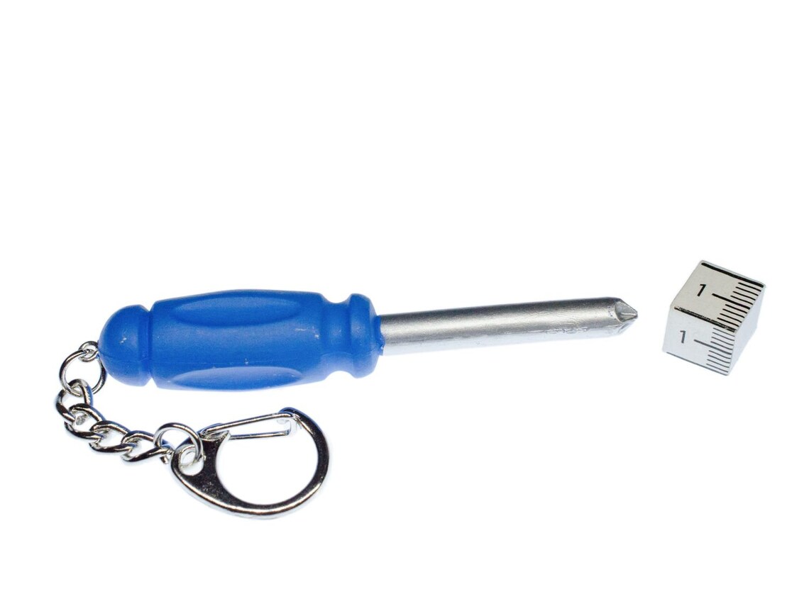 Cross Recess Phillips Screwdriver Key Ring Miniblings Pendant Etsy