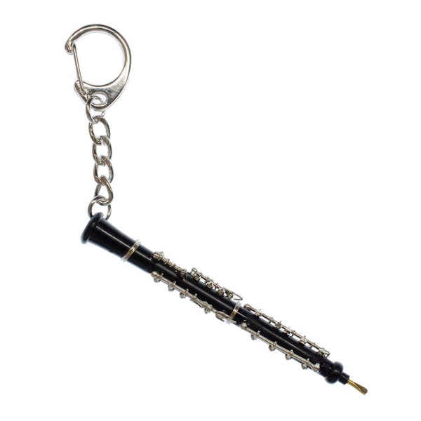 Oboe Key Ring Chain Miniblings Music Jazz Flute Orchestra + Box