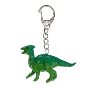 Parasaurolophus Key Ring Chain Miniblings Dino Dinosaur Dinosaurs Green Headboard