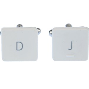 Keyboard Key Cuff Links Miniblings Vintage + Box Button Computer And J