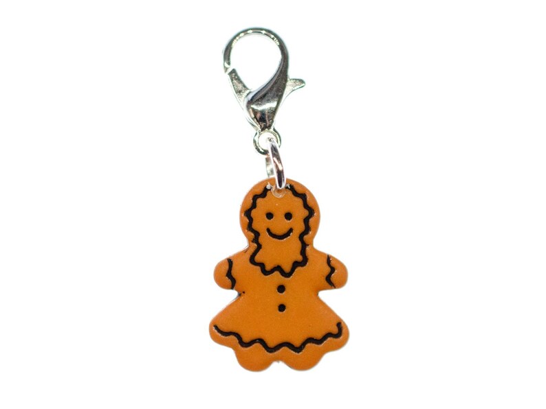 Gingerbread Woman Charm Miniblings Weckmann Christmas Cookies Xmas Stutenkerl