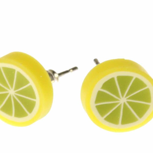 Les fruits de fruits de Citron vert Boucles d'oreille Miniblings