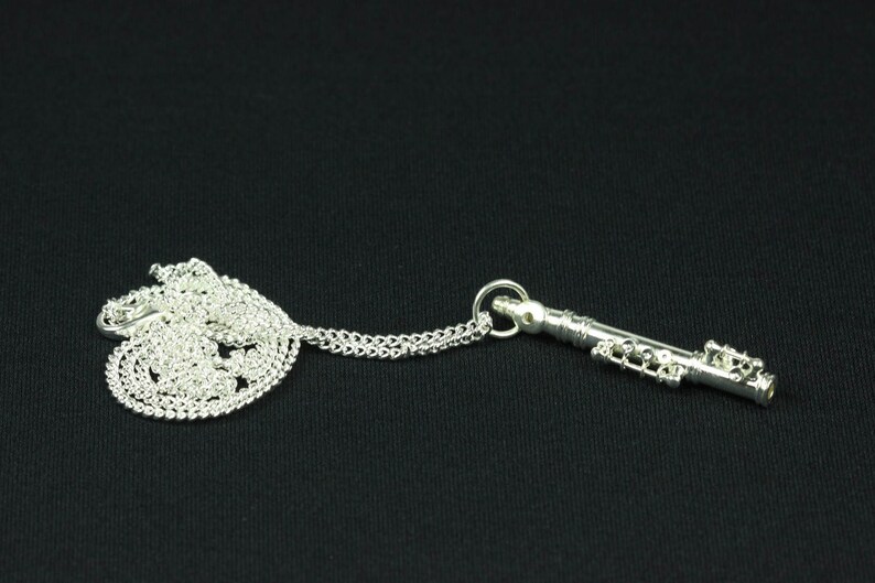 Flutes Flute Necklace Miniblings Silver Plated 60cm Box Etsy