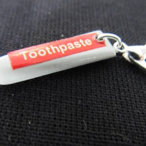 Zahnpasta Zahncreme Charm Zahnfee Anhänger Bettelanhänger Miniblings